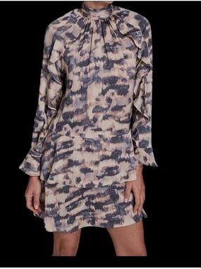 BCBG Women's Hammered Satin Tiered Shift Dress Size 14 NWT Glam Going out Party